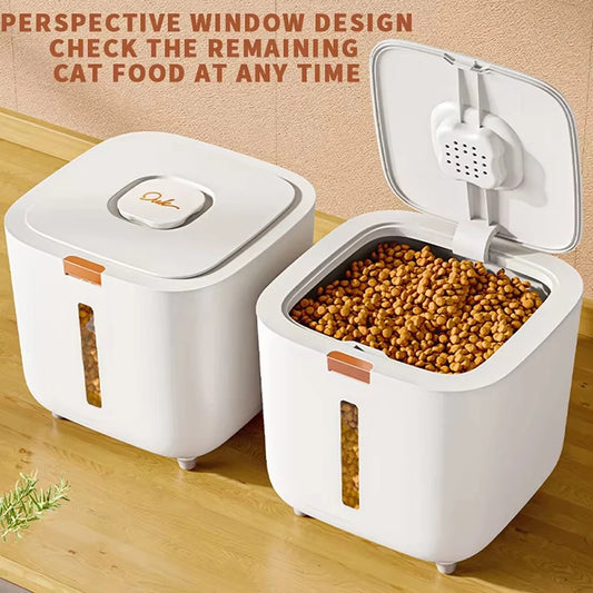 large storage barrel food sealed moisture-proof cat food and dog food