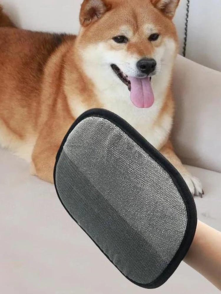 Pet Hair Remover Mitt  for Dog Cat Rabbit with Long/Short/Curly Hair