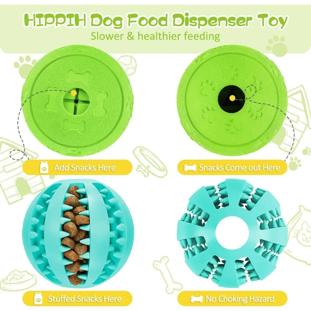Interactive Dog Toys for Treat Dispensing,