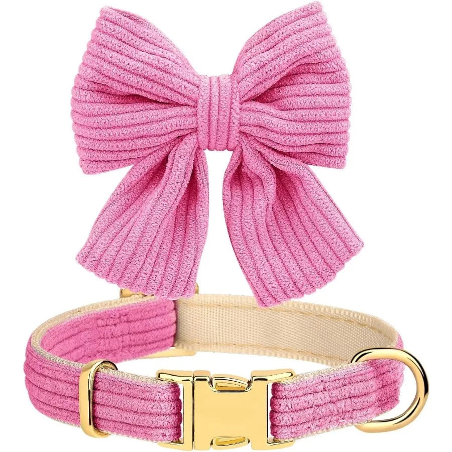Cute Small Dog Harness Collar Leash Set Adjustable