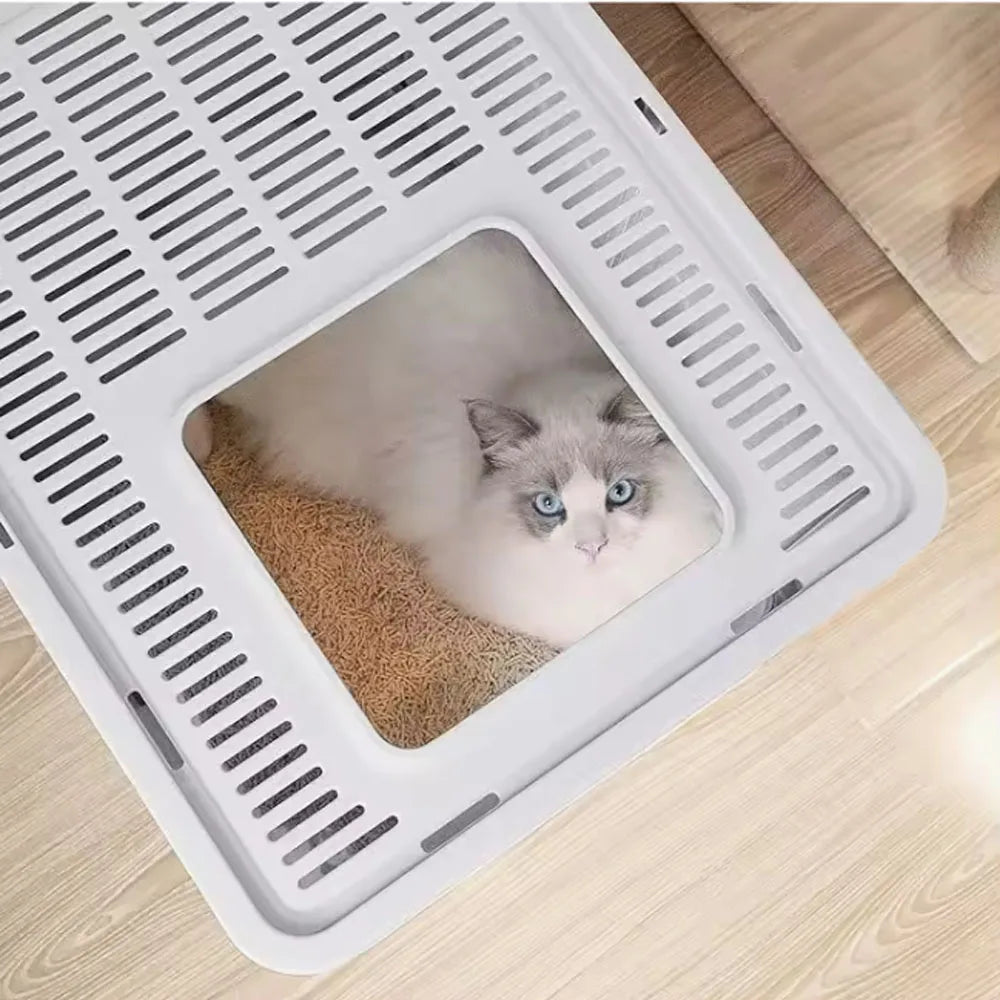 Foldable Litter Box: Drawer Design with Scooper