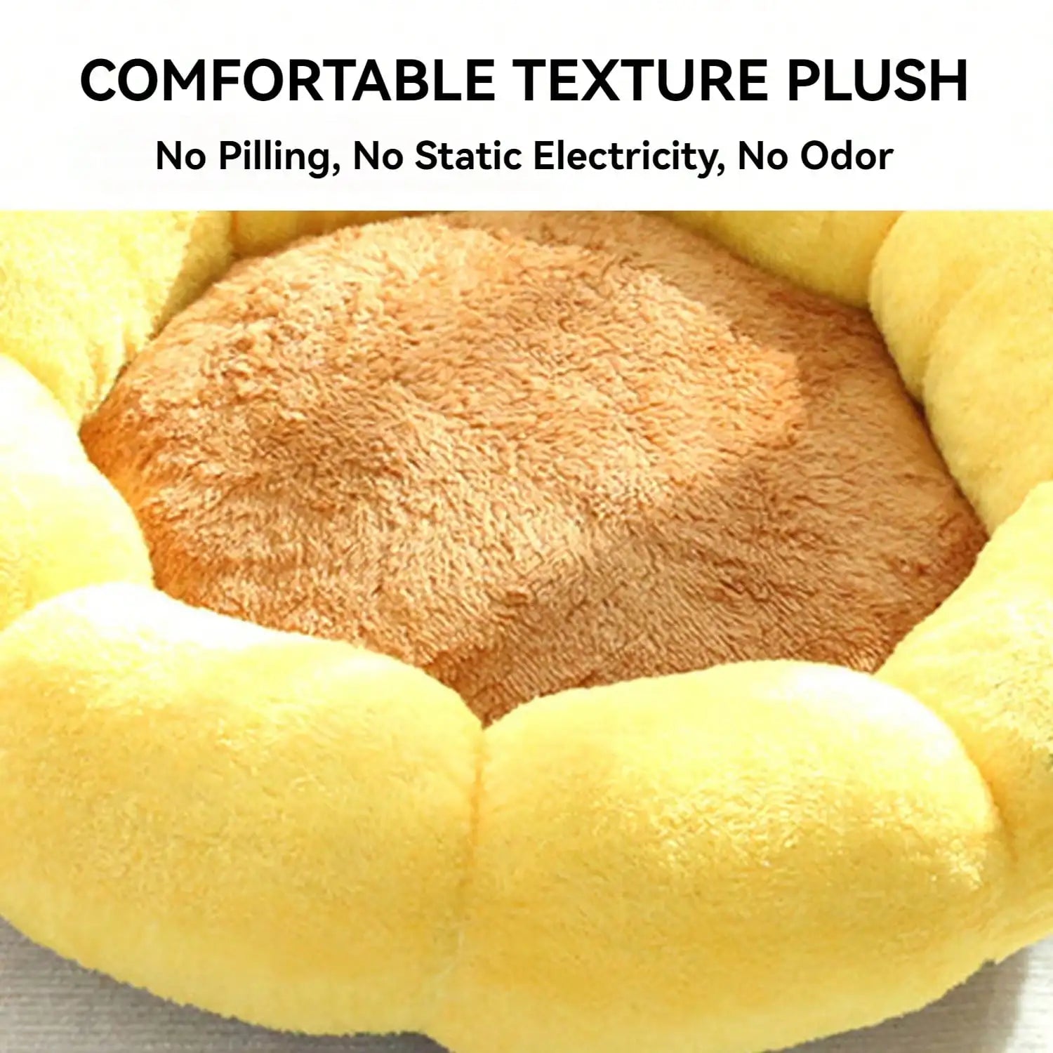Soft Plush Flower Nest Small Cute Comfortable Natural Dog And Cat Nest