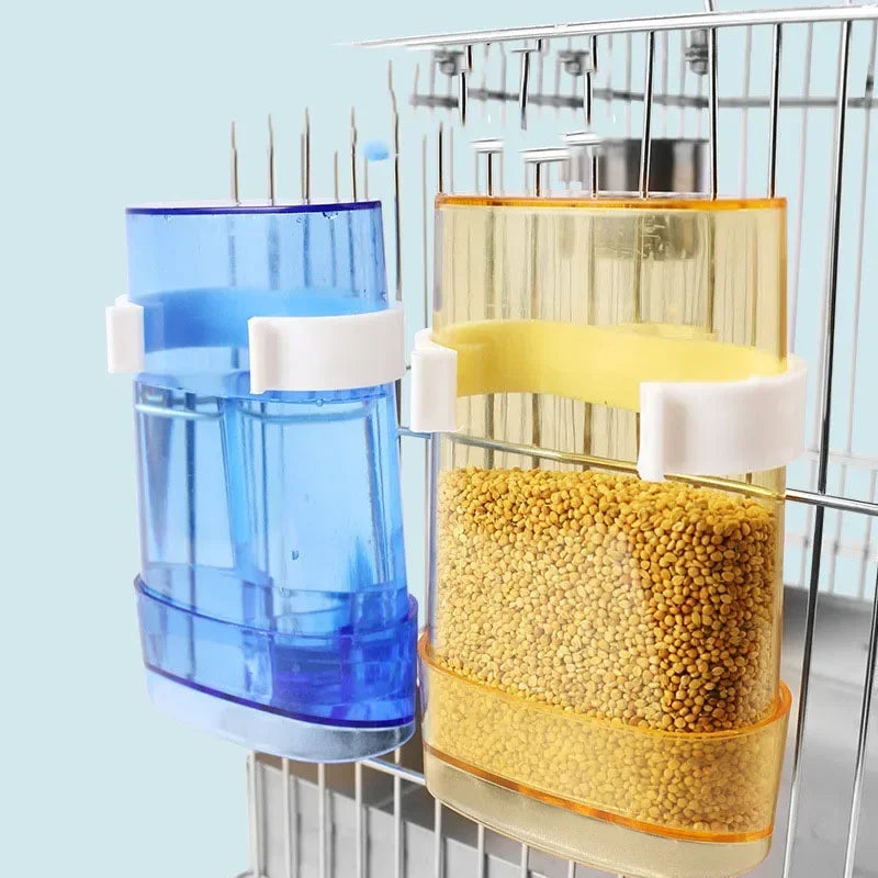 Automatic Bird  Cage Food Drinking Feeding