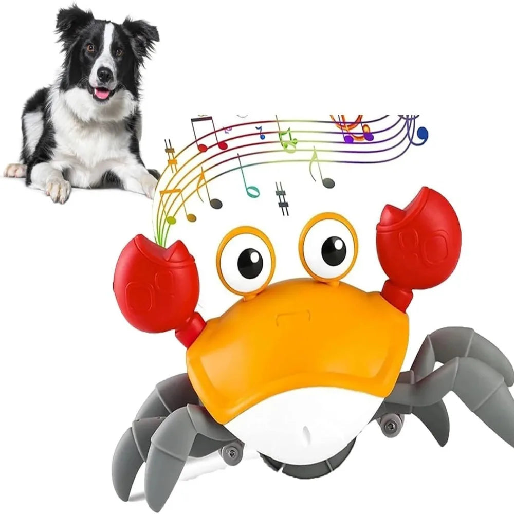 Engaging Interactive Dancing Crab Dog Toy with Musical Sounds
