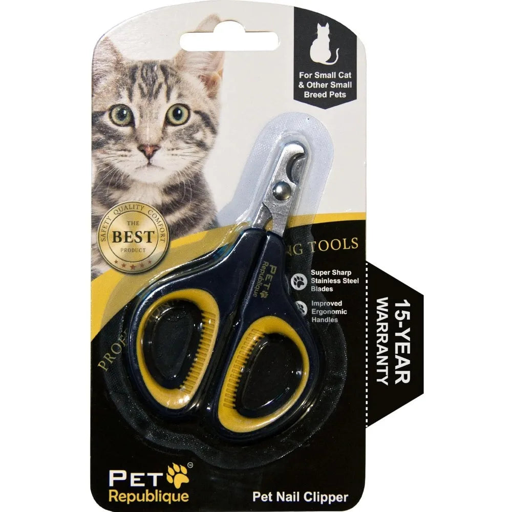 Professional Stainless-Steel Nail Clipper for Cats, Kittens, Hamster, Rabbits, Birds, & Small Breed Animals