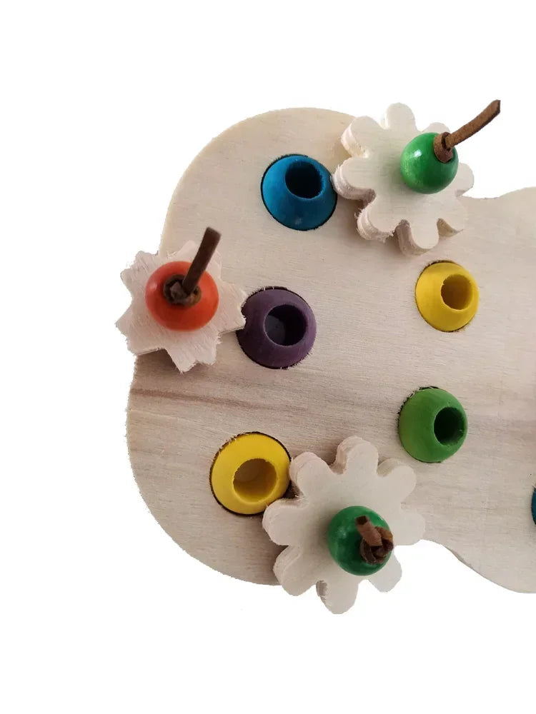 Parrot Chew Toy Interactive Educational Trainer