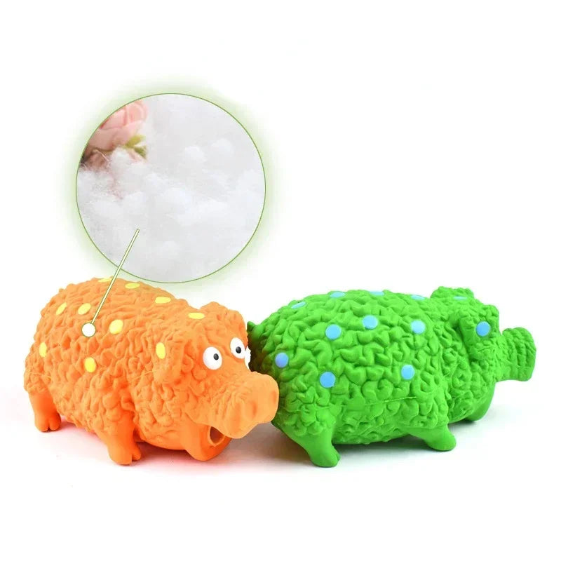 Pig Dog Squeaky Toy