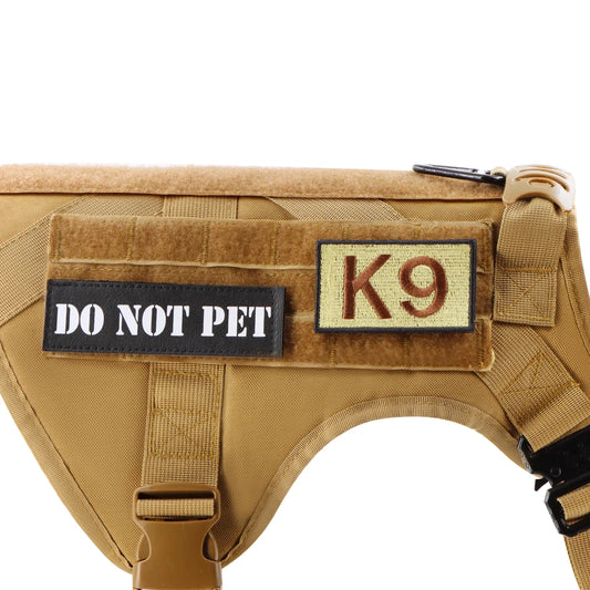 12 Pieces Tactical Patch Bundle For Dog Vest Harness