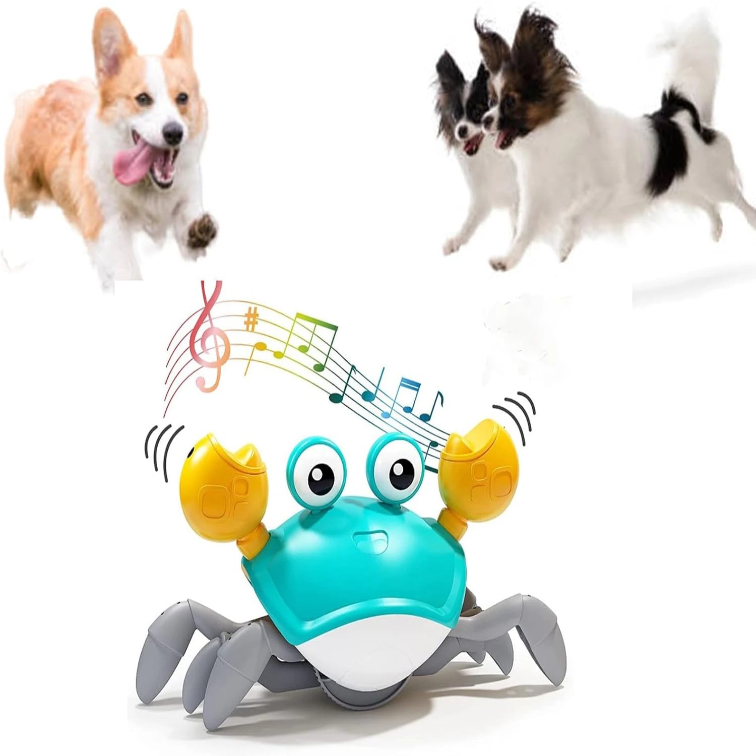 Engaging Interactive Dancing Crab Dog Toy with Musical Sounds