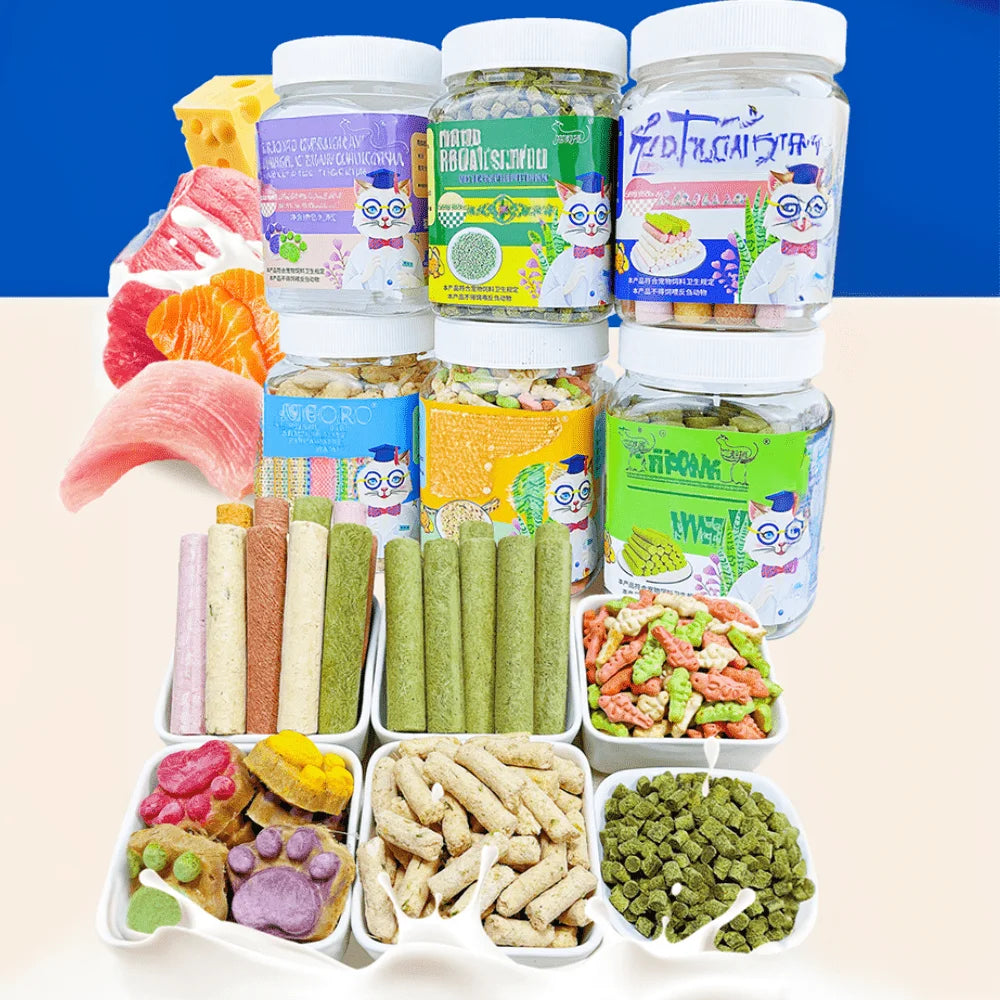 Cat Treats for Hairball Support and Teeth Cleaning