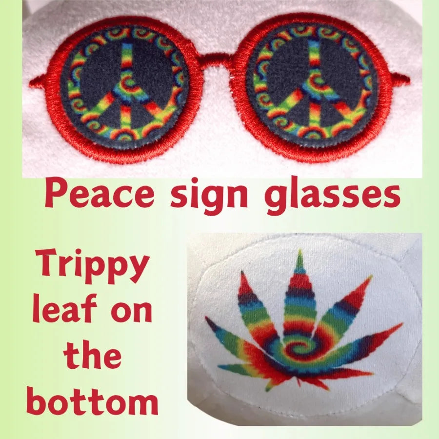 My Name is Billie Funny Squeaky Weed Dog Toy Cute Stuffed Parody Pot Bong Cool Plush 420 Novelty Gift for Pets Their Owners Siz