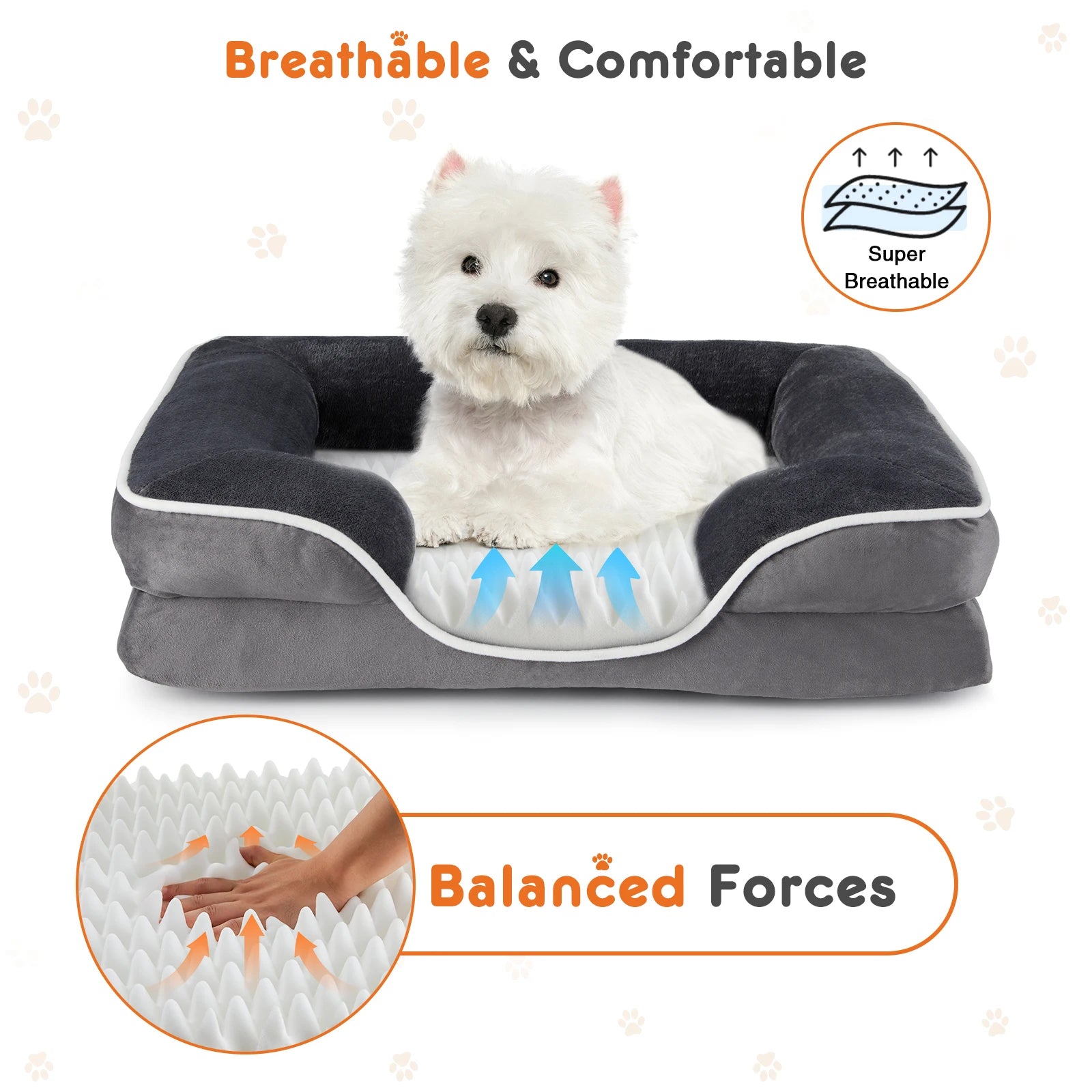 Orthopedic Dog Bed Memory Foam