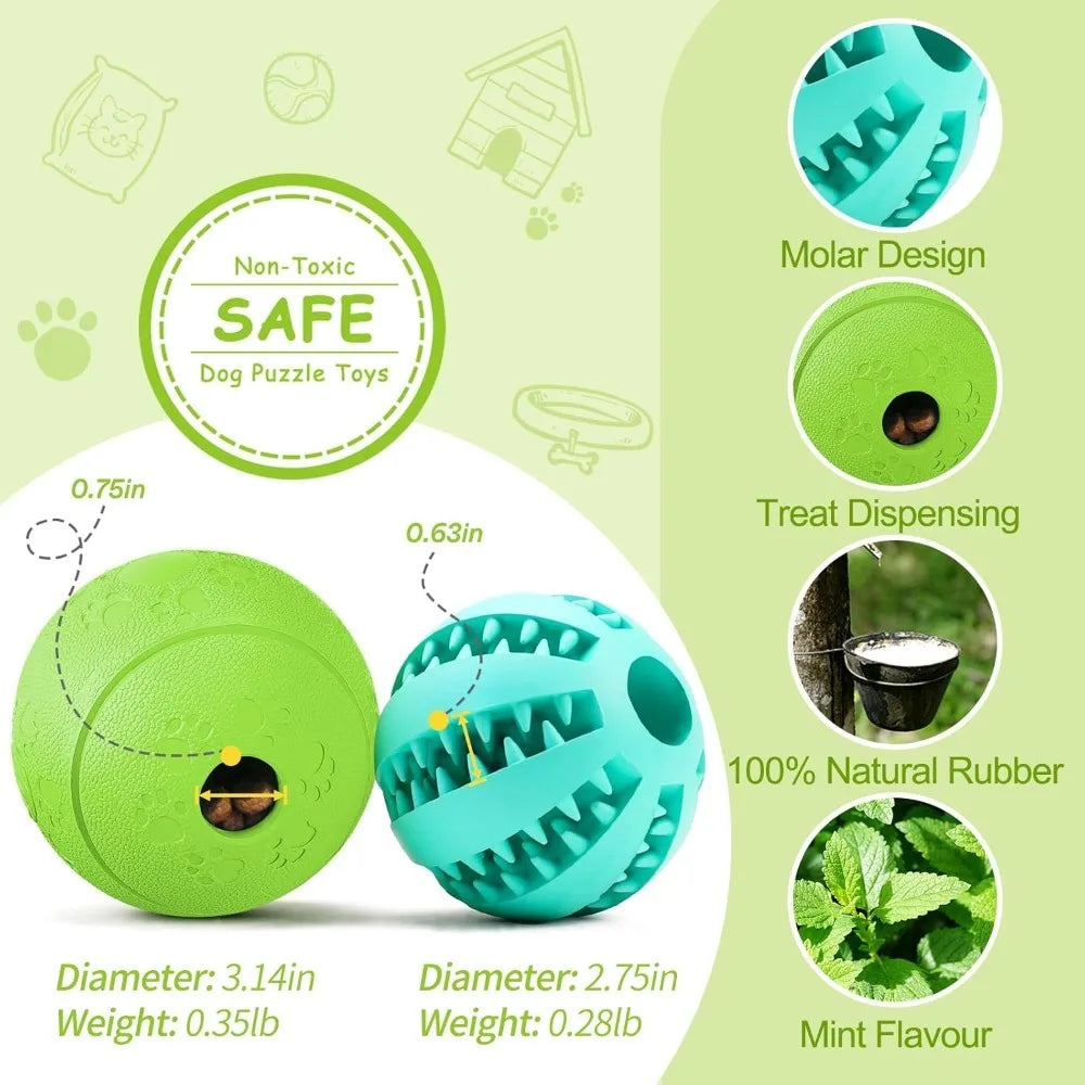 Interactive Dog Toys for Treat Dispensing,
