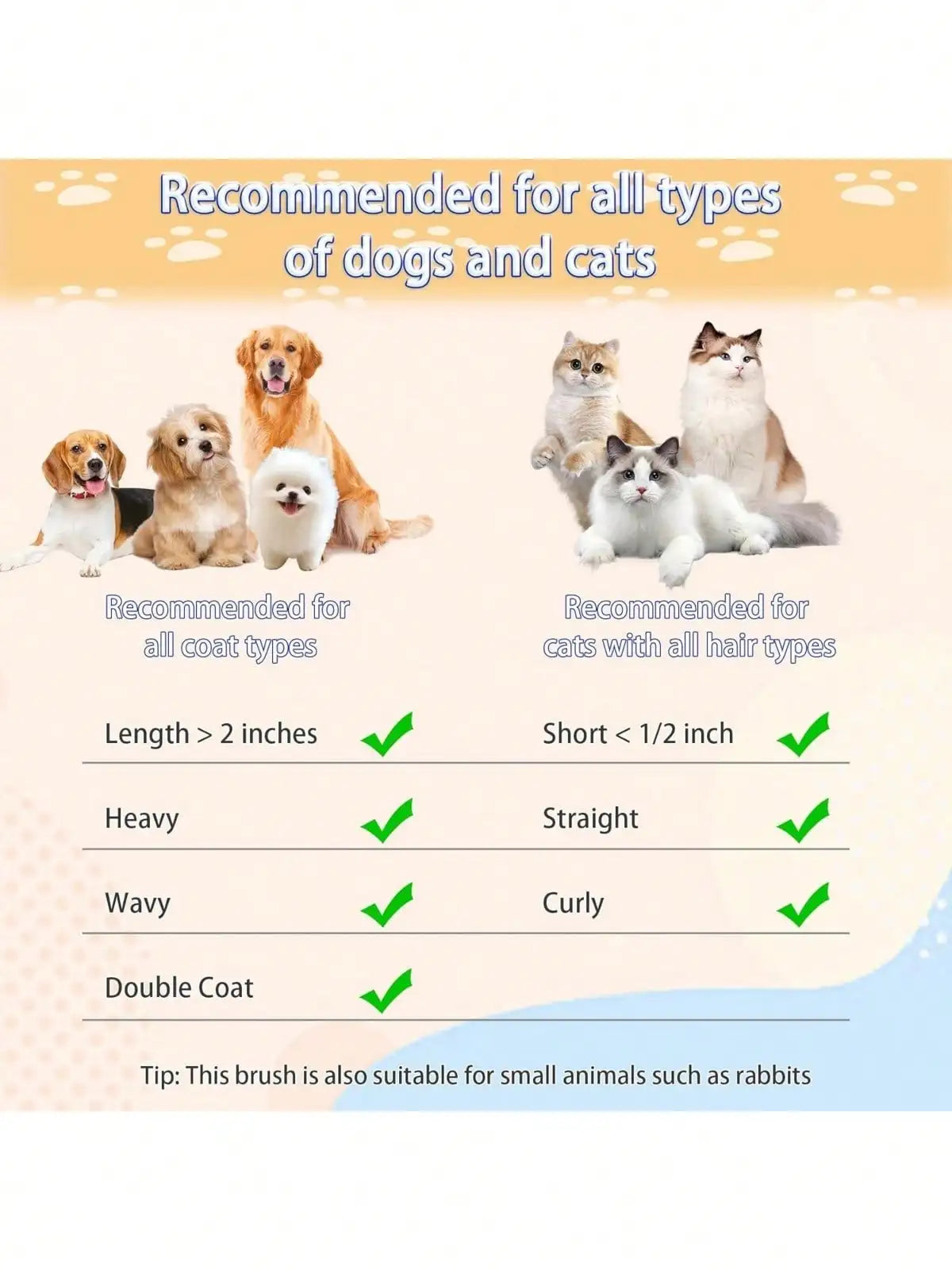 3 In 1 Self Cleaning Steamy Pet Brush - Anti-Static, Grooming Tool For Long And Short Hair Pets, Removes Loose Hair.