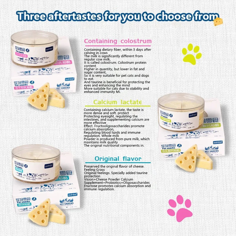 Freeze-dried Food High Calcium Cheese Rich in Nutrients Dog Snacks Aid Digestion Snacks