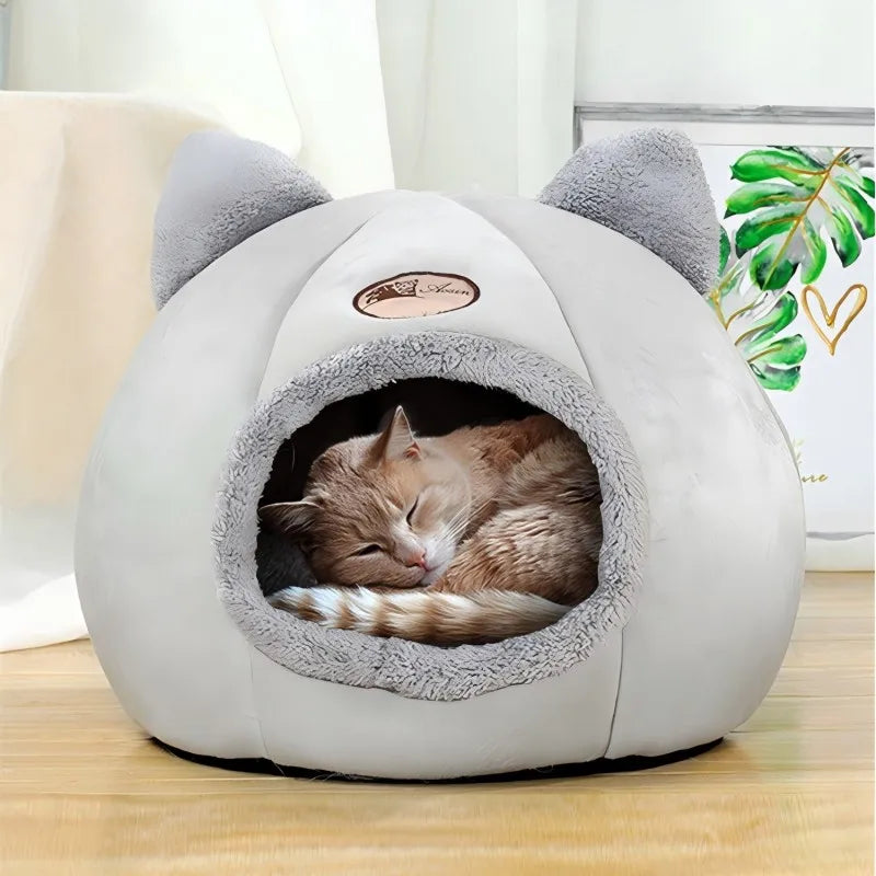 cat bed for cats Keep warm in winter  Comfortable and soft Machine washable