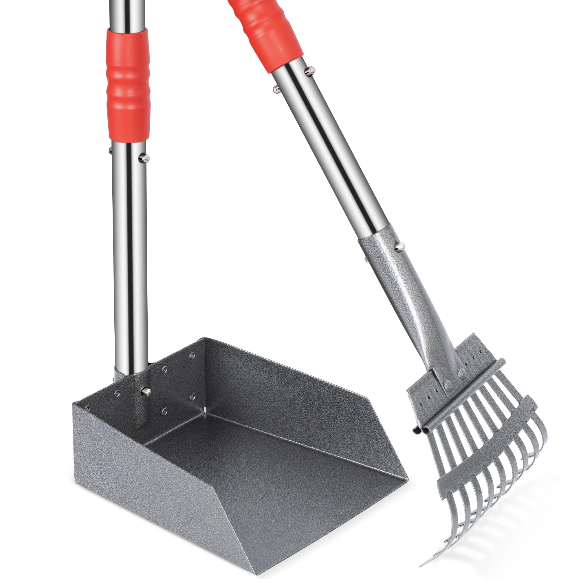 Dog Poop Tray and Rake Set