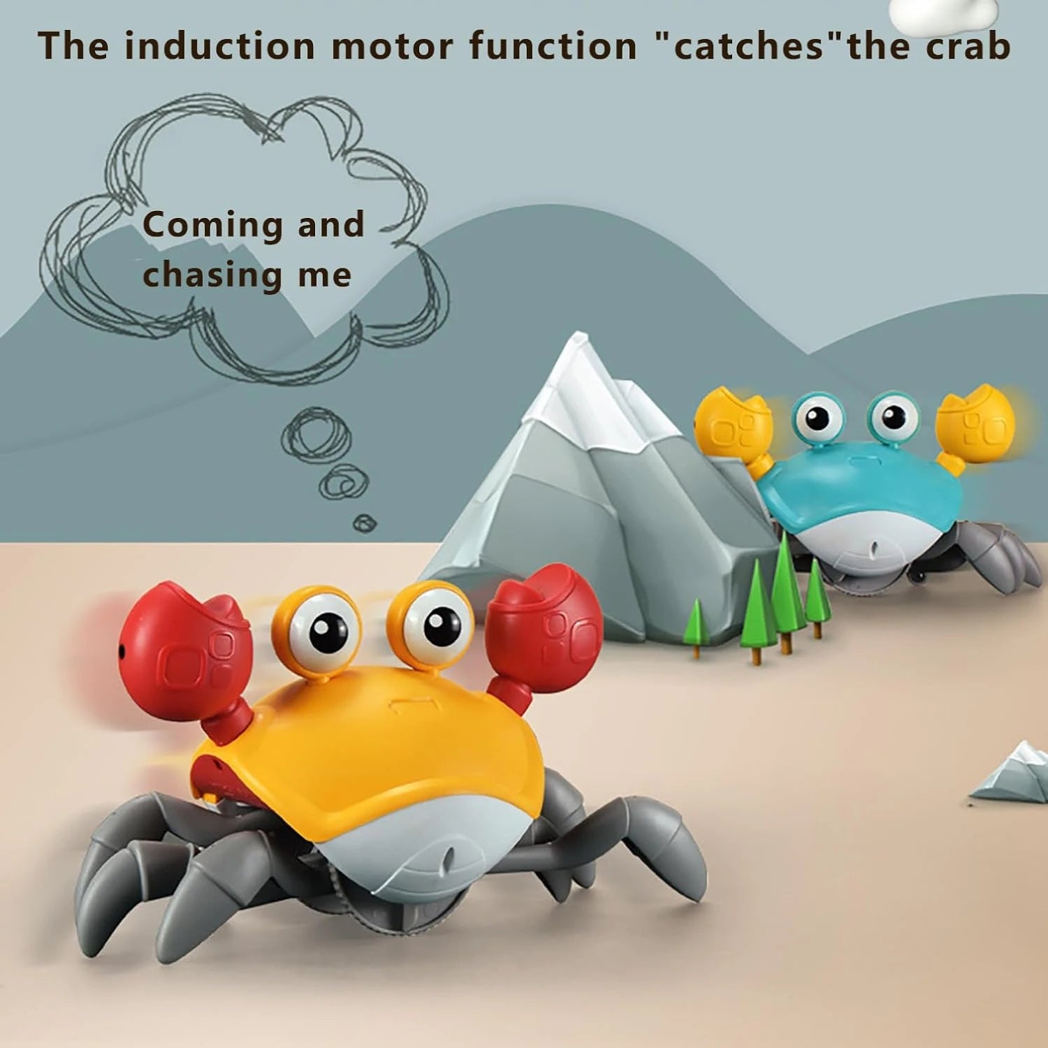 Engaging Interactive Dancing Crab Dog Toy with Musical Sounds