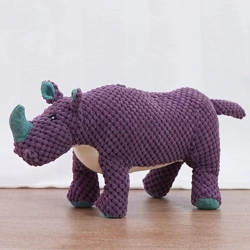 Squeaky Pet Toys for Medium Large Dogs Plush Puppy