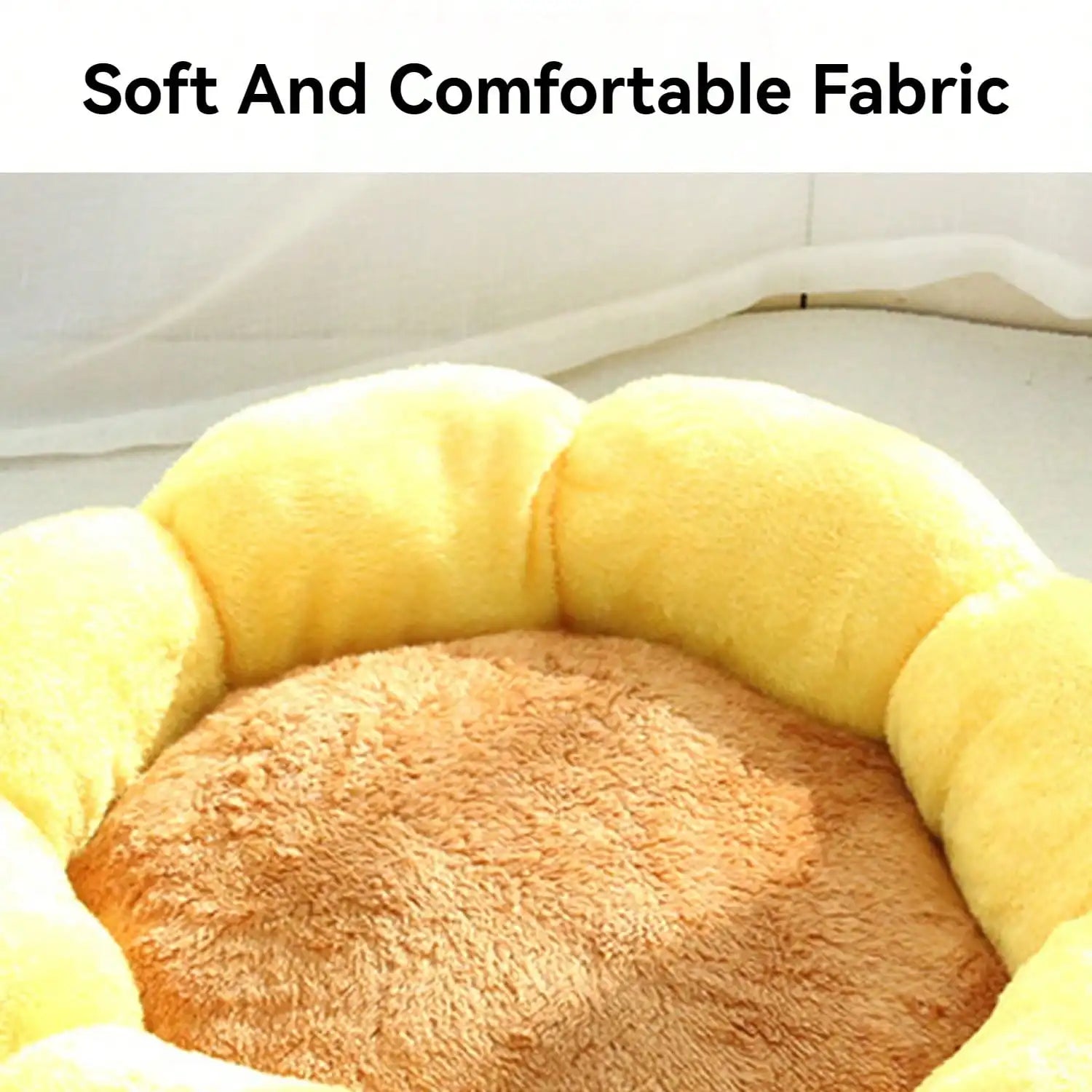 Soft Plush Flower Nest Small Cute Comfortable Natural Dog And Cat Nest