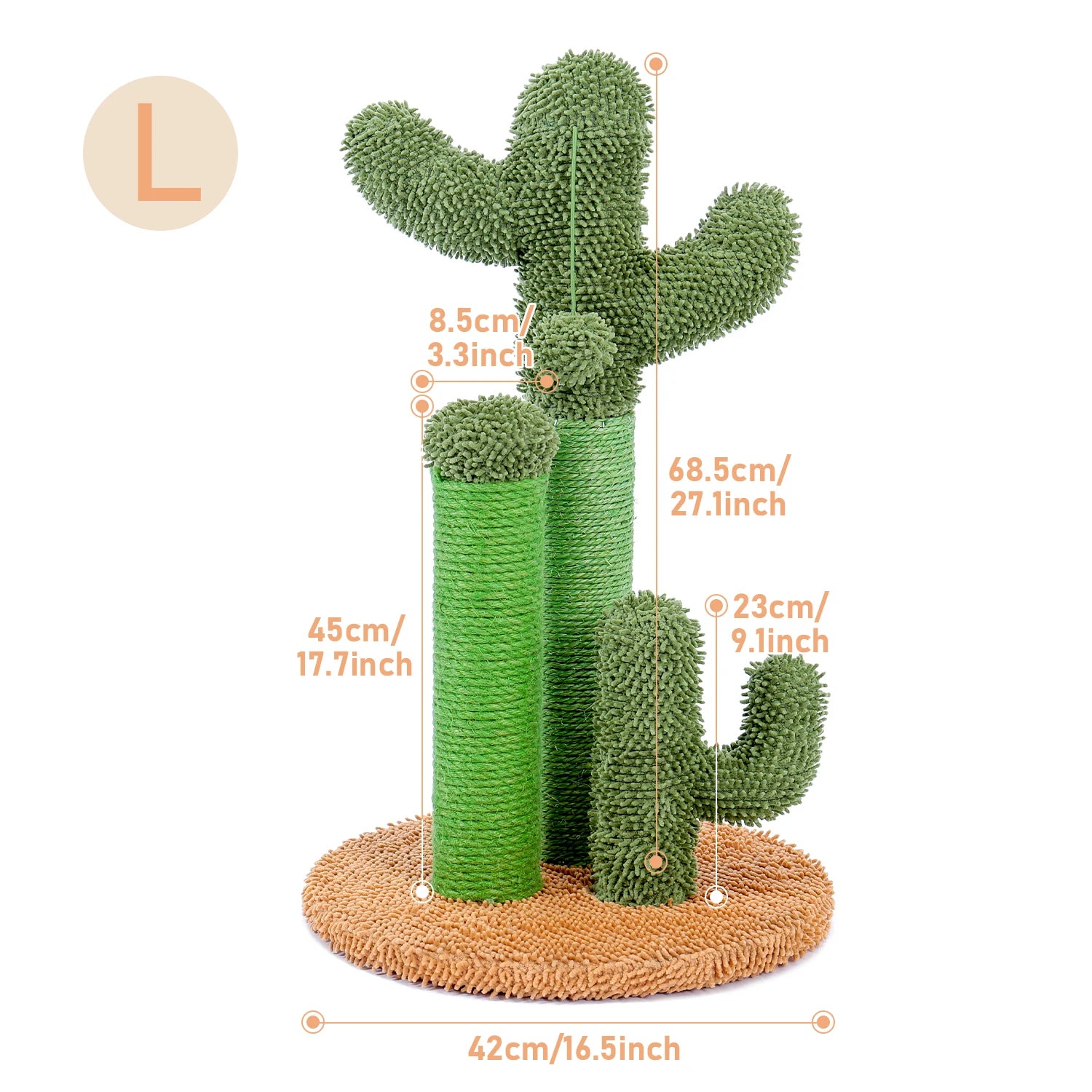 Cactus Cat Scratcher Post