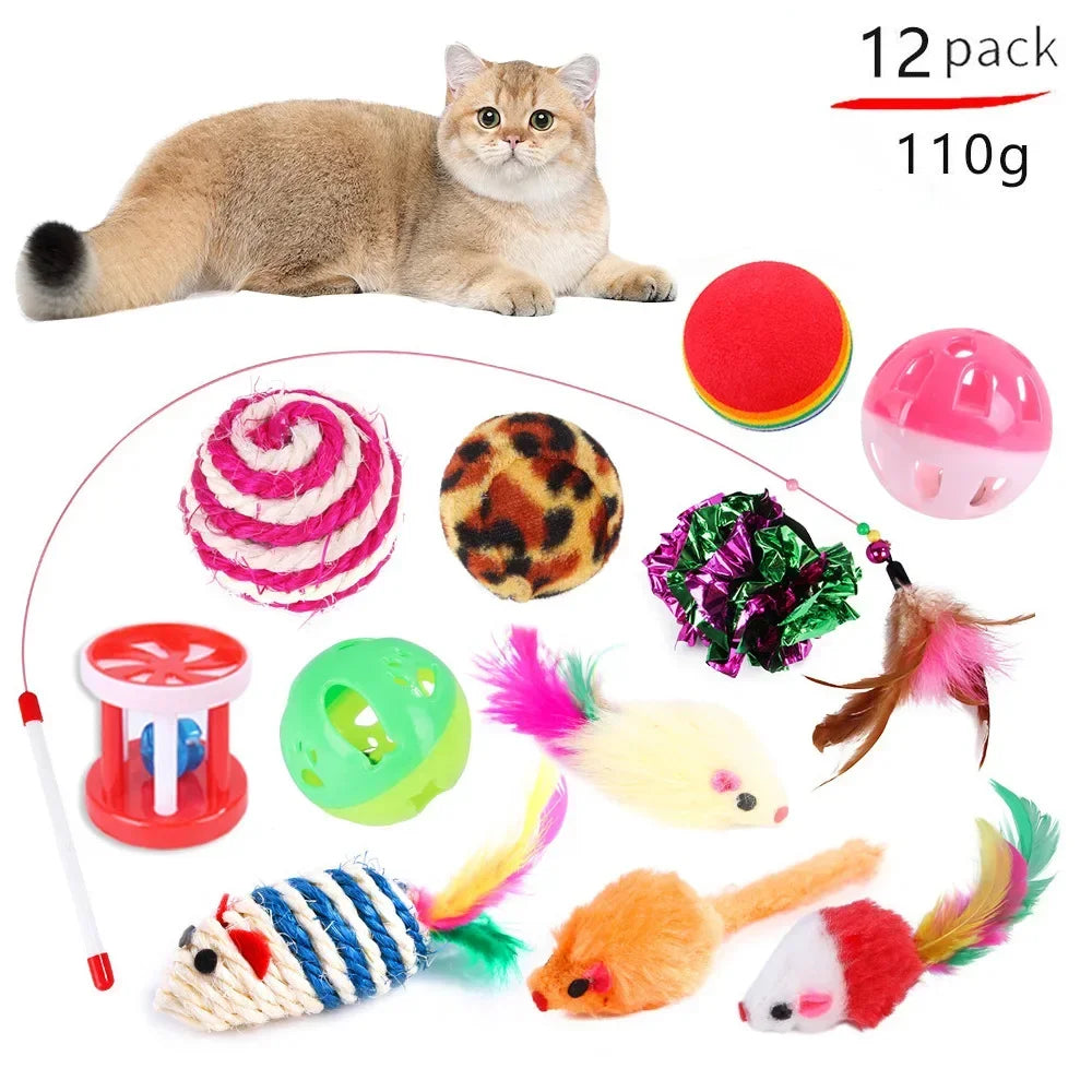 Variety Cat Toy Combination Set