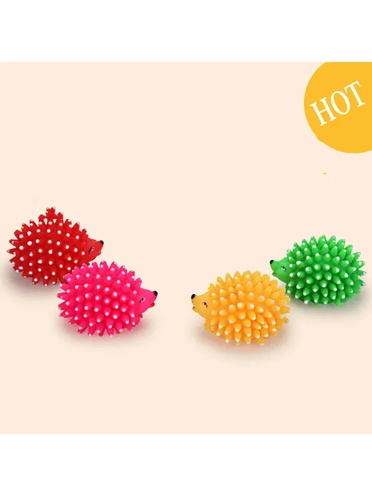 Hedgehog Soft Squeaky Dog Ball