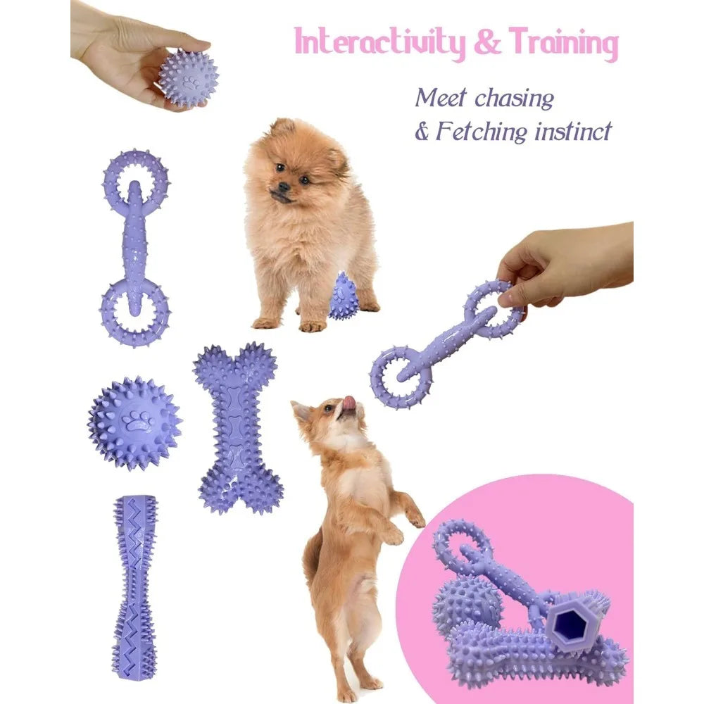 Dog Chew Toy for Small Puppies Teething Toys for Cleaning Teeth