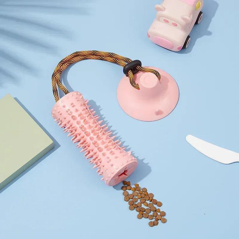 Dog Toy Ball Suction Cup Leakage Snack Ball Bite Resistance