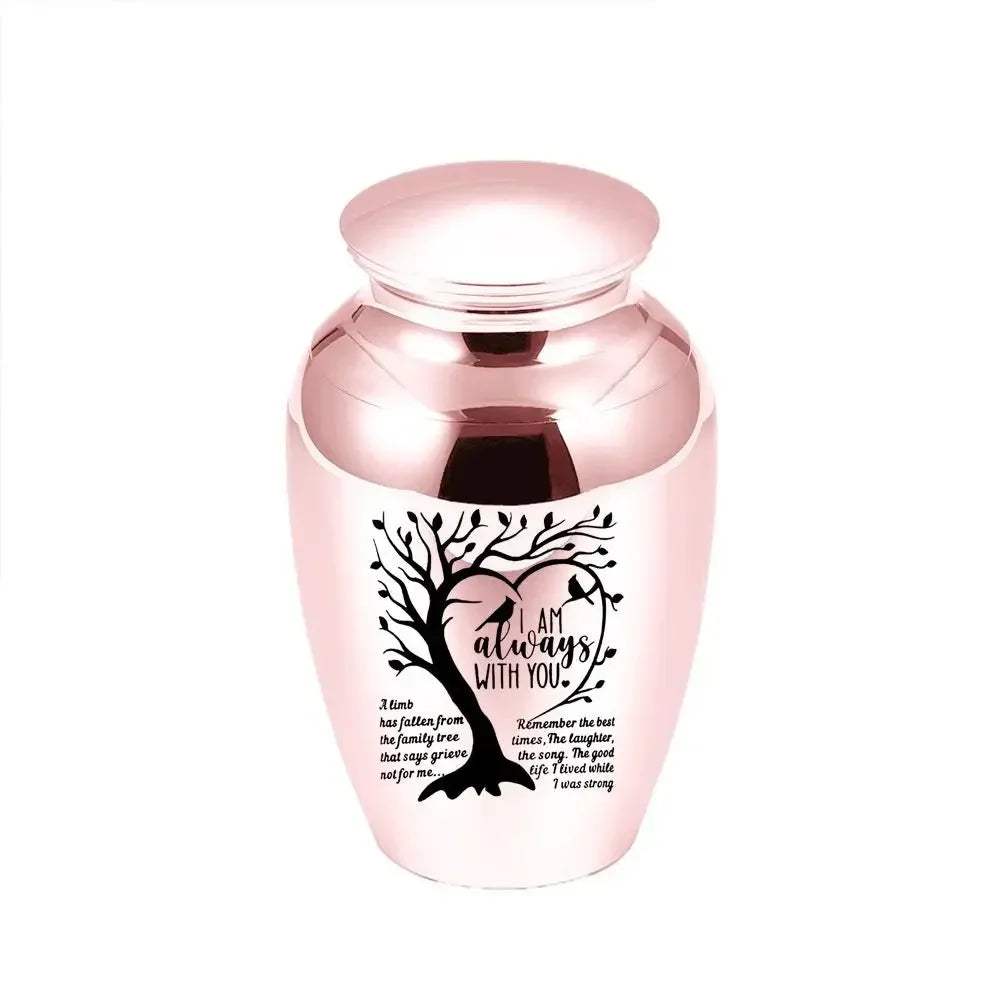 Pet family ashes cremation jar Pet ashes box Life tree ashes jar