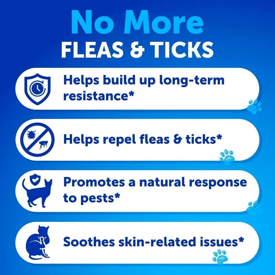 Flea Treatment for Cats Natural Flea and Tick Prevention Supplement for Cats Kittens