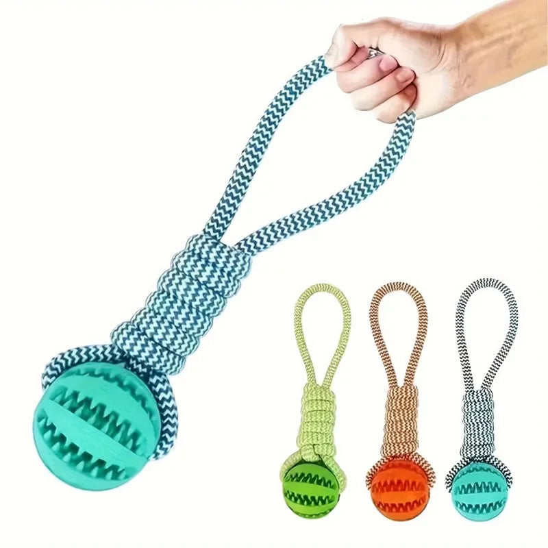 Braided Rope Dog Toys, Fetch & Tug Play, for Small/Medium Dogs
