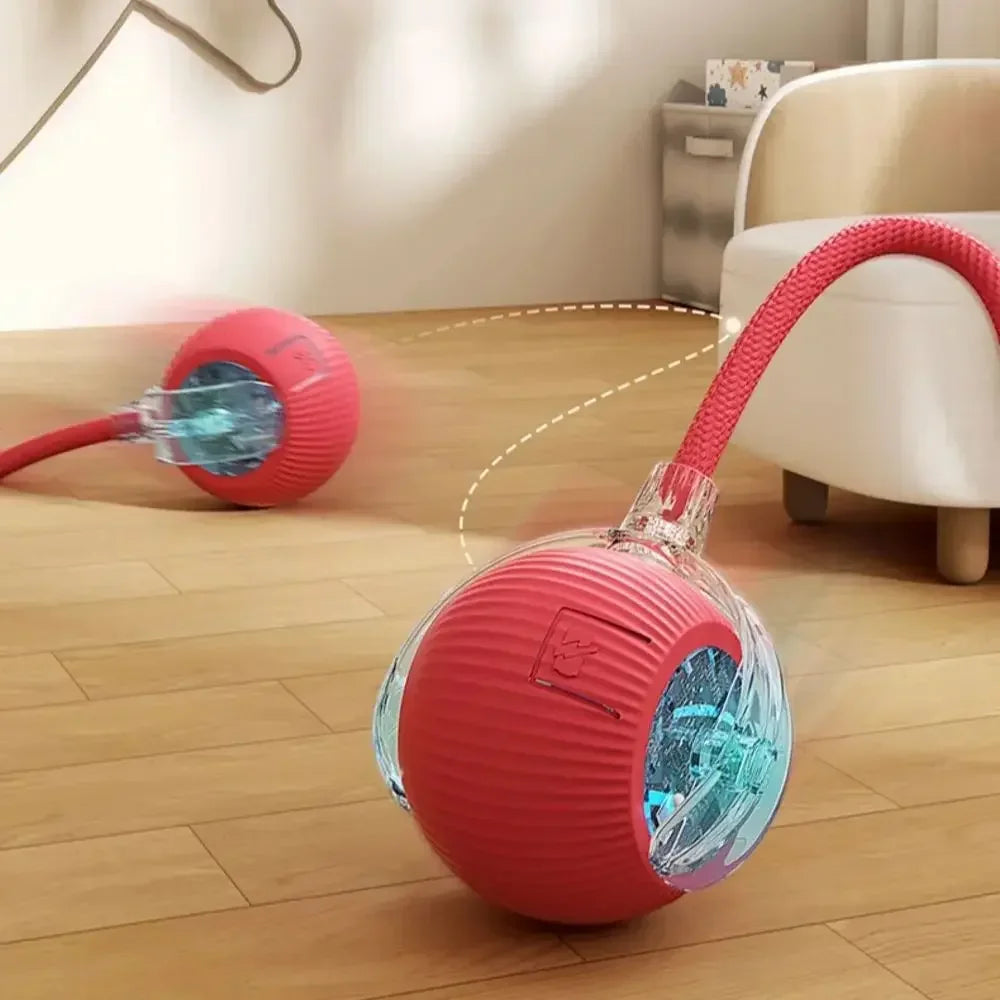 Cat Interactive Ball Toy Automatic Rolling Rechargeable