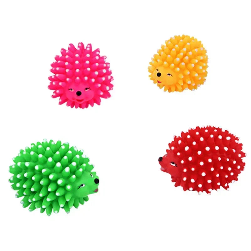 Hedgehog Soft Squeaky Dog Ball