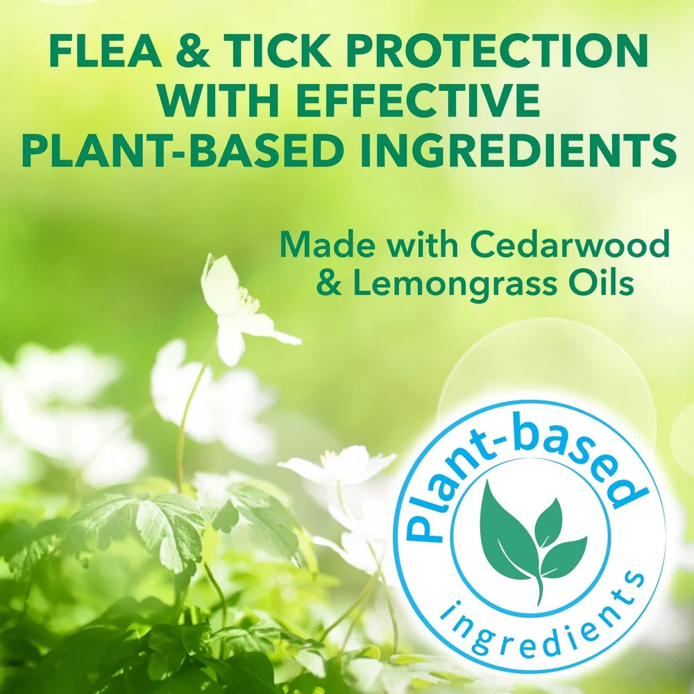 Natural Flea and Tick Dog Shampoo Plant Extracts Effective Mosquito Repellent Nourishing Coat 14oz