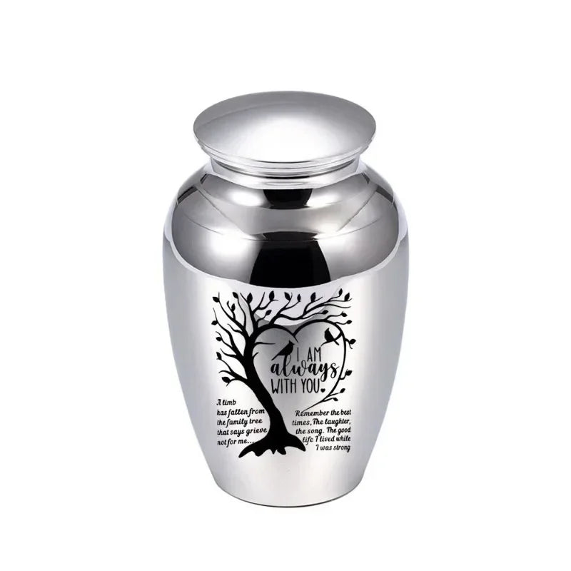 Pet family ashes cremation jar Pet ashes box Life tree ashes jar