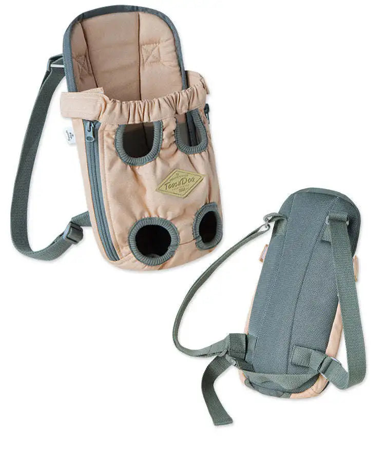 Backpack Dog Carrier 'Wiggle-Sack' Front